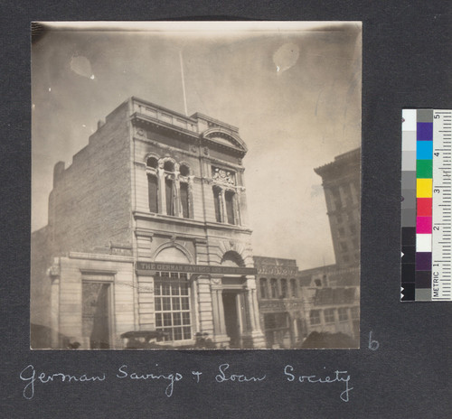 German Savings & Loan Society. [California St. near Kearny.]