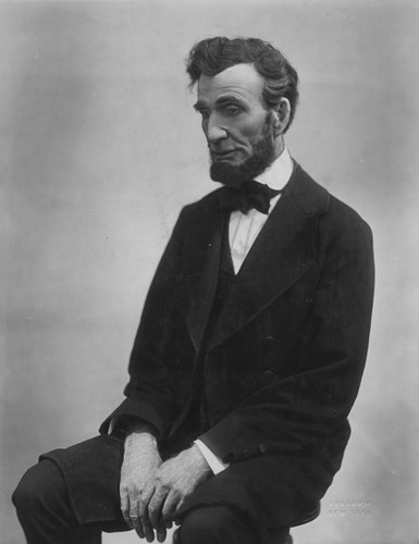 "Abraham Lincoln" on stage