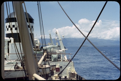 View from the ship to Tulagi