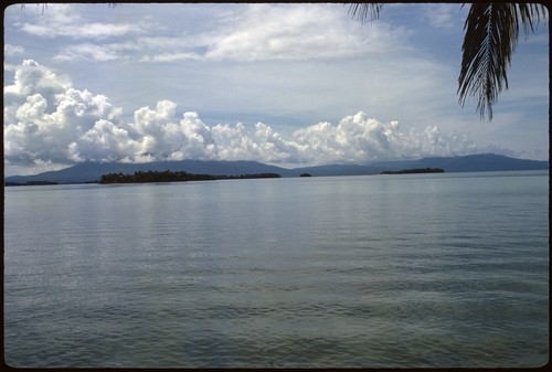 Distant view of island