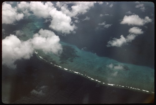 Aerial view from airplane