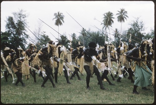 Dancers with spears