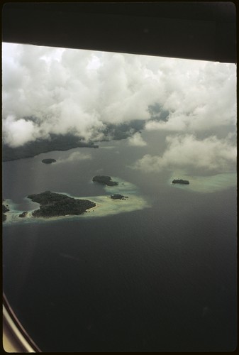 Aerial view of island