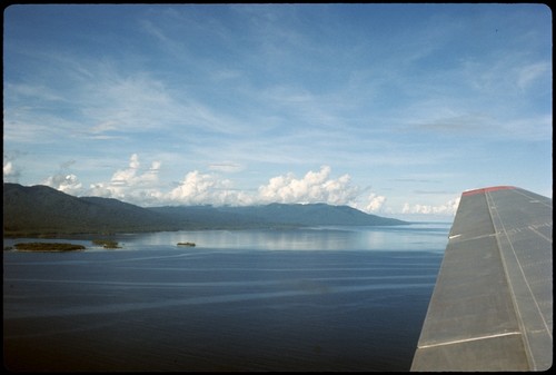 Aerial view of island