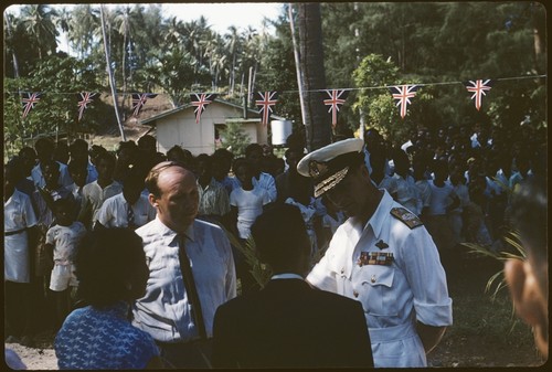 Official gathering, European officer