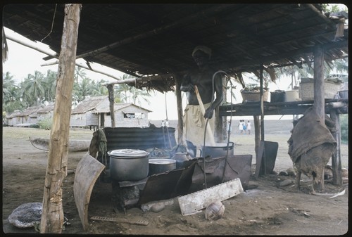 Man cooking