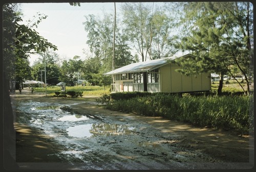 Building on side of roadway