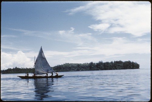 Boat with sail