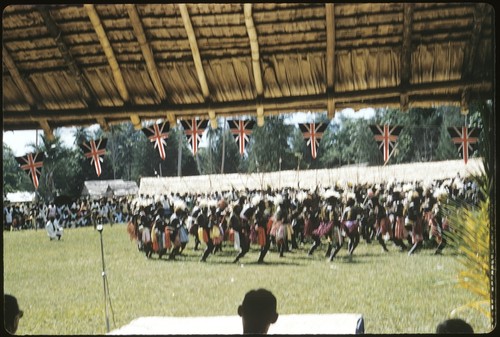 Dancers with spears