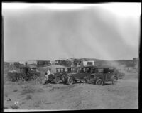 Sale of land tracts in open area, California, circa 1900-1920