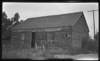 Civil War era barracks guard house at the Drum Barracks, Wilmington, Los Angeles, circa 1910