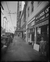 Boos Bros Cafeteria on the 400 block of S. Hill St., Los Angeles, circa 1920-1929