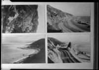 Views of the coast around Las Flores Canyon, Malibu, 1912-1930