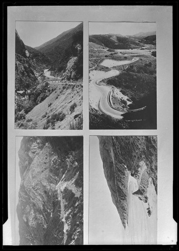 Views of Las Flores Canyon, Topanga Canyon and Castle Rock, in Malibu and Topanga, circa 1920-1930