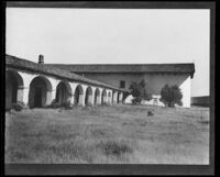 Mission San Miguel Arcangel, exterior view from the southeast, San Miguel