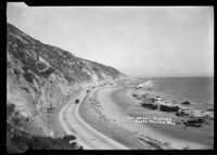 Coastline of Santa Monica Bay near Las Flores Canyon, Malibu