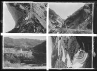 Four photographs of Topanga Canyon, Topanga, circa 1923-1928