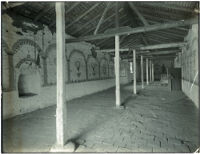 Interior of the chapel at the San Antonio de Pala Asistencia, Pala, circa 1898