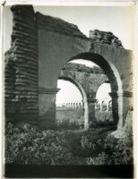 Quadrangle arches at the Mission San Luis Rey de Francia, Oceanside, 1900