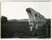 Quadrangle arches at the Mission San Luis Rey de Francia, Oceanside, 1900