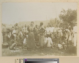 Local gathering, Malawi, ca.1910