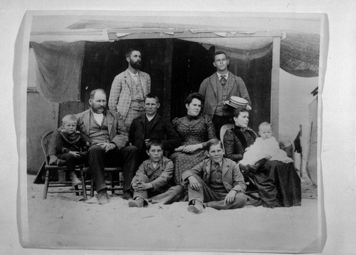 Photograph of William McFadden and family