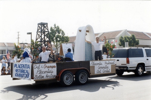 Photograph of Heritage Day parade float