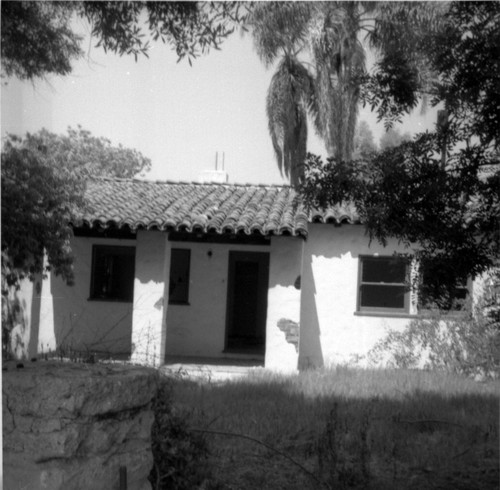 Photograph of John K. Tuffree's home on the corner of Placentia Ave. and Palm Dr