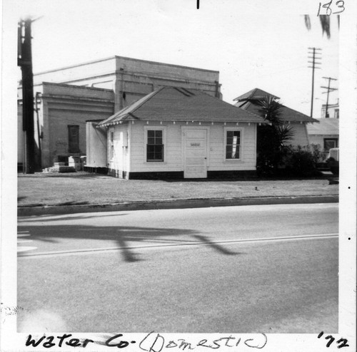 Photograph of Placentia Domestic Water Co. office