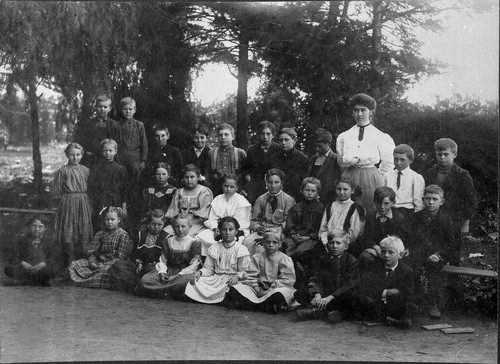 Photograph of pupils of Placentia Grammar School