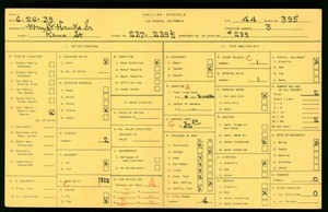 WPA household census for 239 RENO ST, Los Angeles