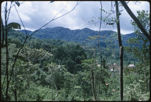 Distant shot of village, Santa Isabel