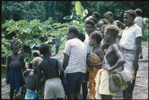 People at Ngarinaasuru, probably Christians