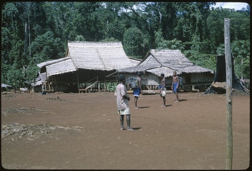 Village scene, Santa Isabel