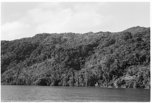 East Kwaio coast of Malaita, probably taken inside of Sinalagu Harbour