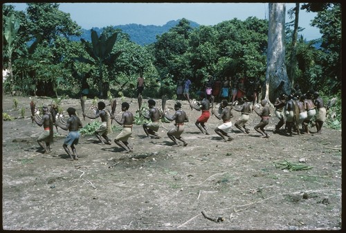 Sango performance at Ngarinaasuru on coastal slope, undated, but probably 1977