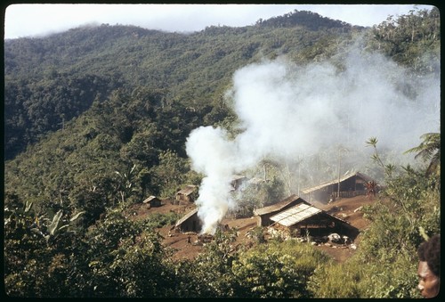 A hamlet on the side of the hill