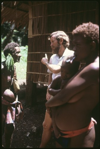 Roger Keesing with Kwaio people