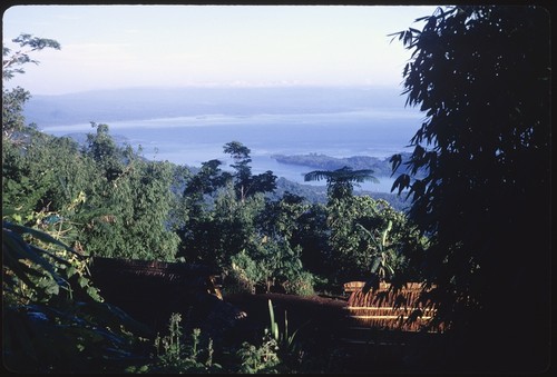 Looking down on Sinalagu Harbour from the south