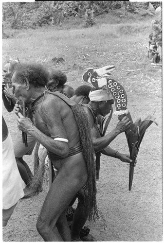 Sango dancers at Ngarinaasuru, probably in 1977