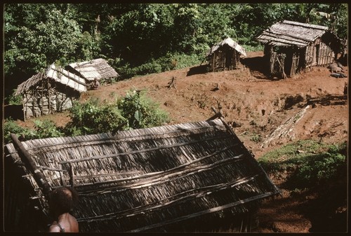 Hamlet with menstrual huts