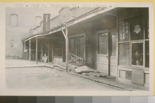 335-345 N. Jackson St. Jap [Japanese] shops