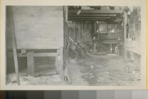 1500 E. 4th. Interior of store room