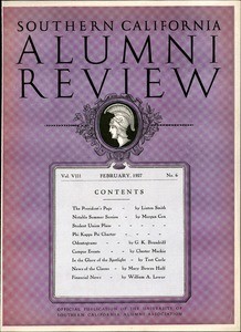Southern California alumni review, vol. 8, no. 6 (1927 Feb.)