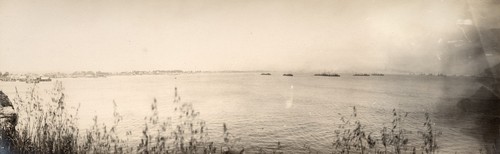 Great White Fleet anchored off Santa Cruz