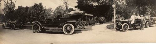 Stopping near a park