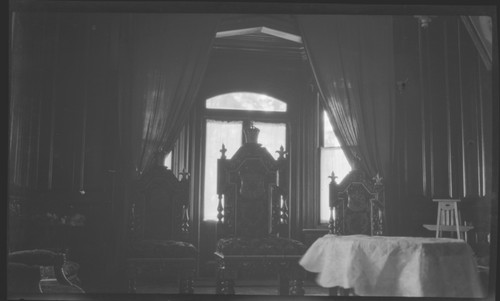 Throne, inside the royal palace