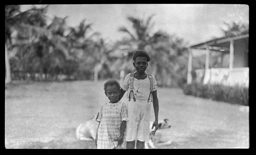 Portrait of two children