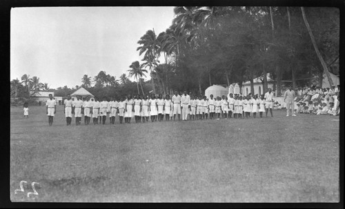 Children and a few adults, Cook Islands