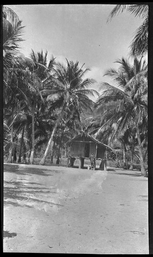 Resthouse at Barakau, a Motu village